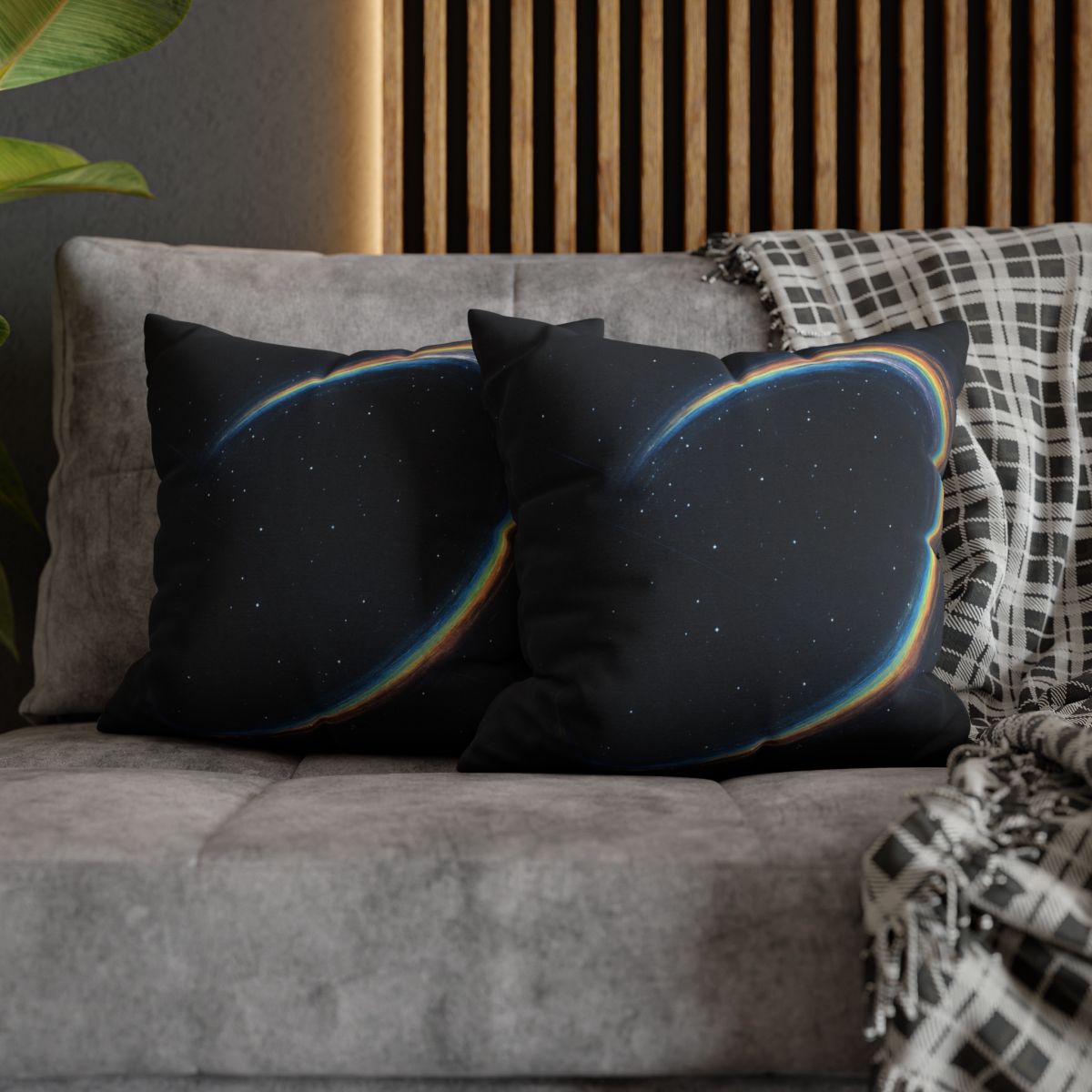 Prismatic Gravity Lens Drift personalized pillow covers