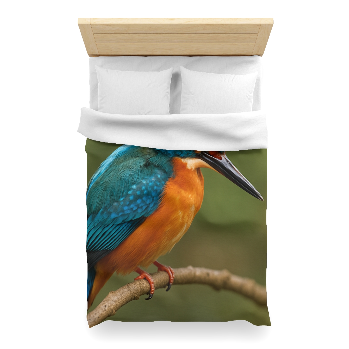 Emerald Flash Kingfisher duvets for gifts