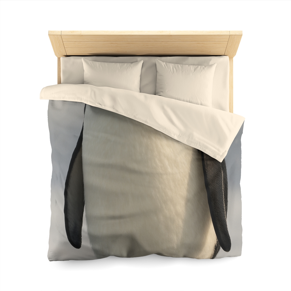 Frost Halo Emperor Penguin soft comforter duvets