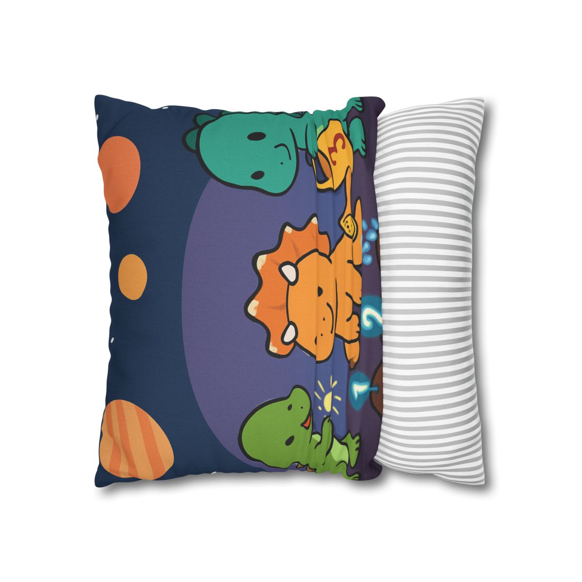Galaxy Garden Dinosaurs designer print pillow cases