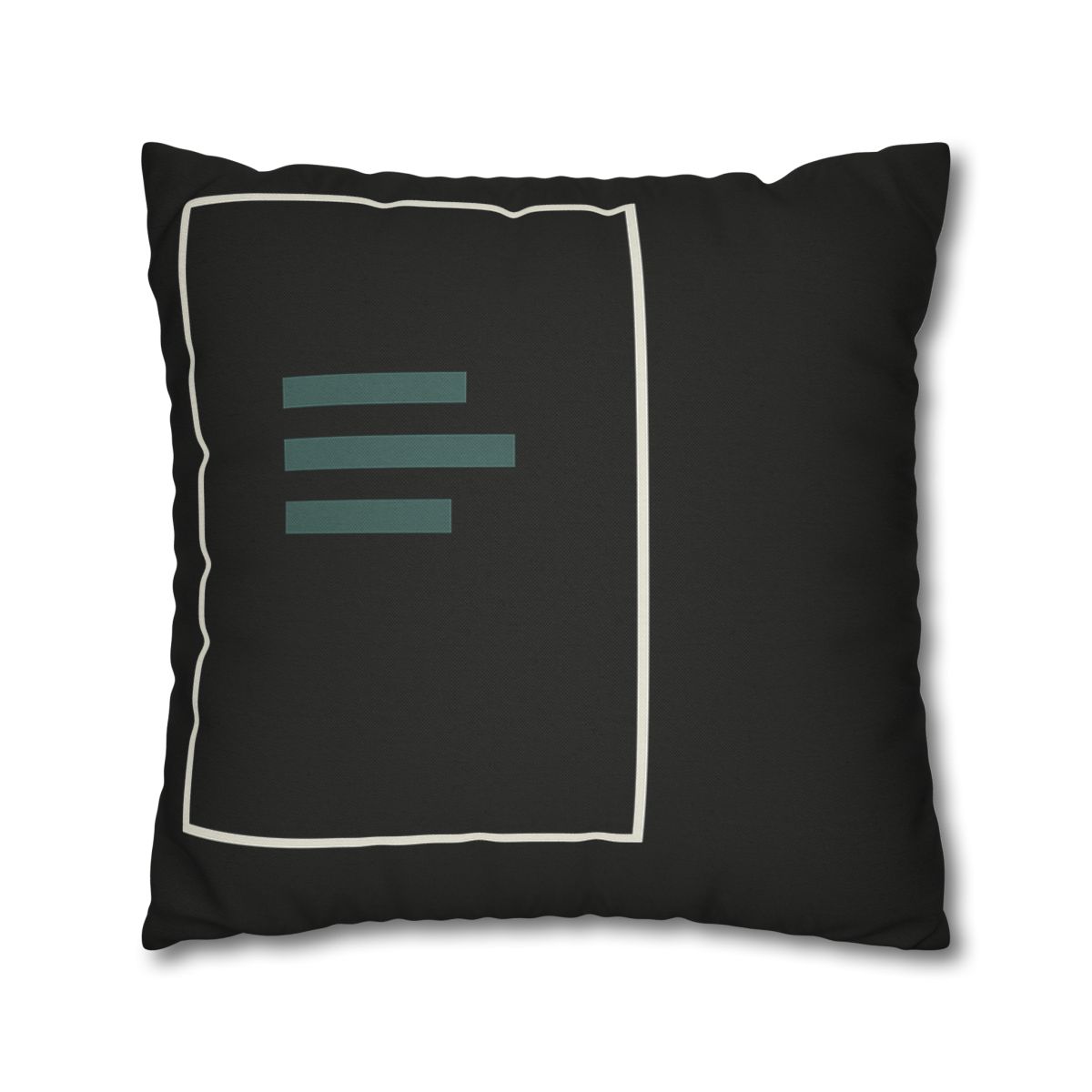 Stacked Frame And Three Bar Signal comfortable bedding pillow covers