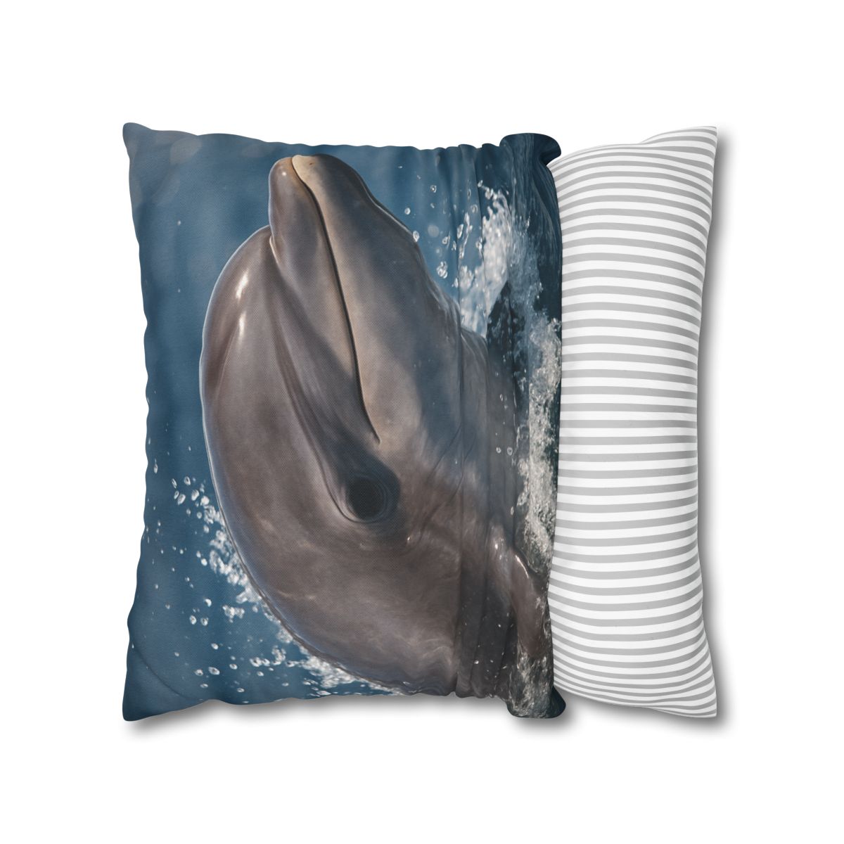 Mirrorflash Common Bottlenose Dolphin designer print pillow cases