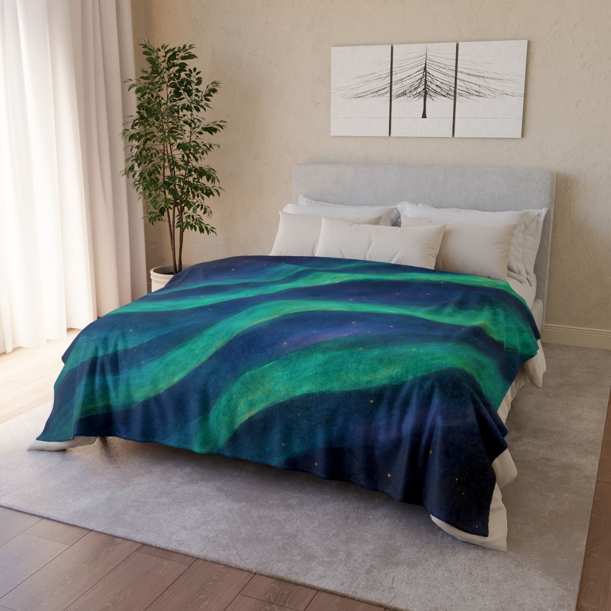 Aurora Plasma Tapestry warm winter blankets