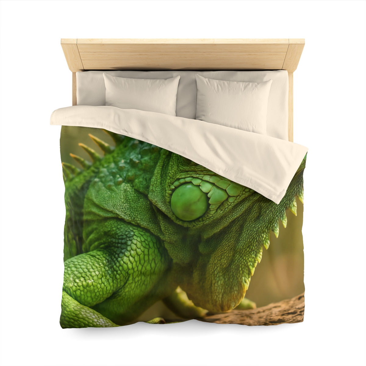 Green Iguana Sun Poise personalized bedding duvets