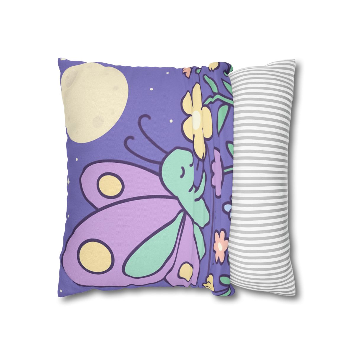 Moon Garden Butterfly designer print pillow cases