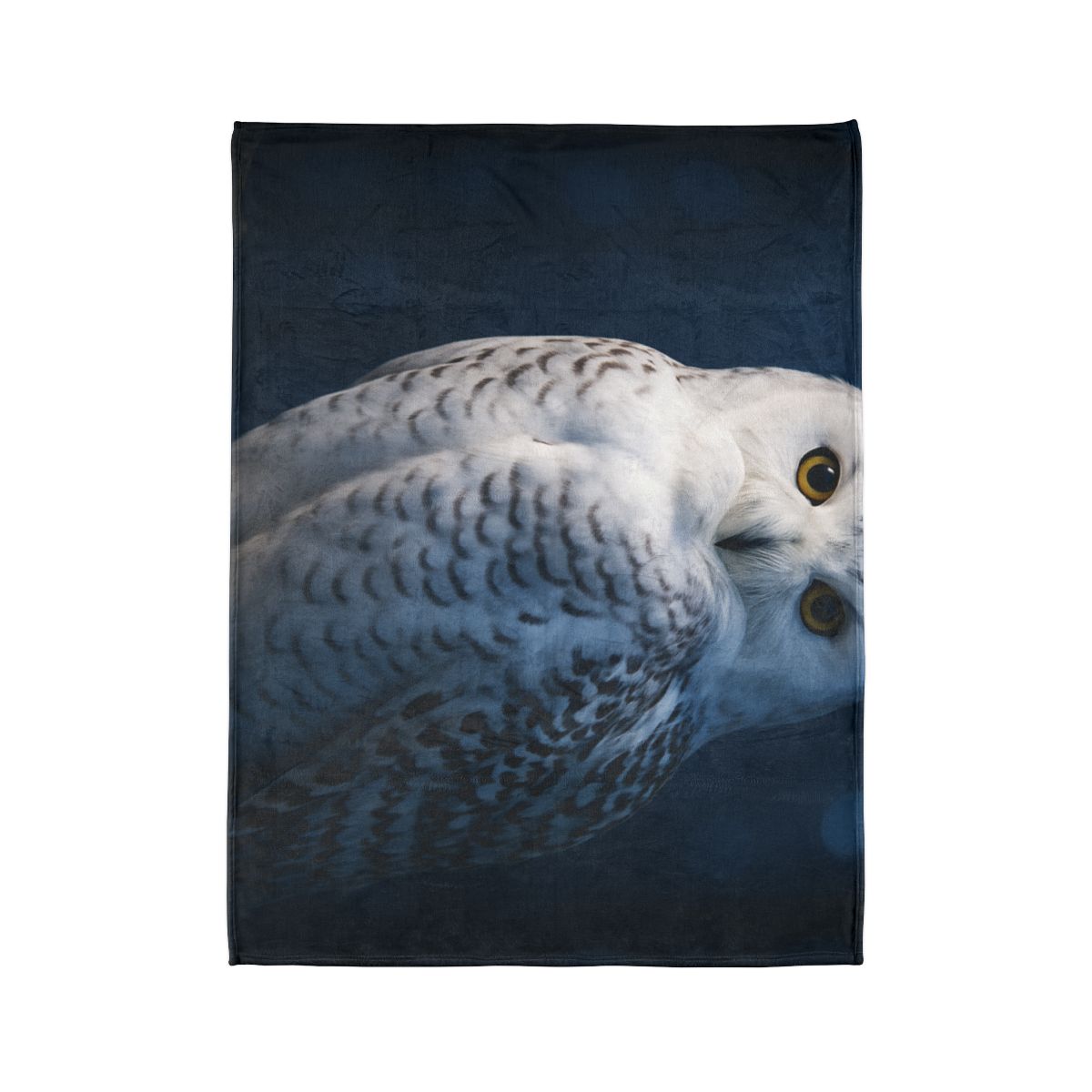 Midnight Watch Snowy Owl warm winter blankets