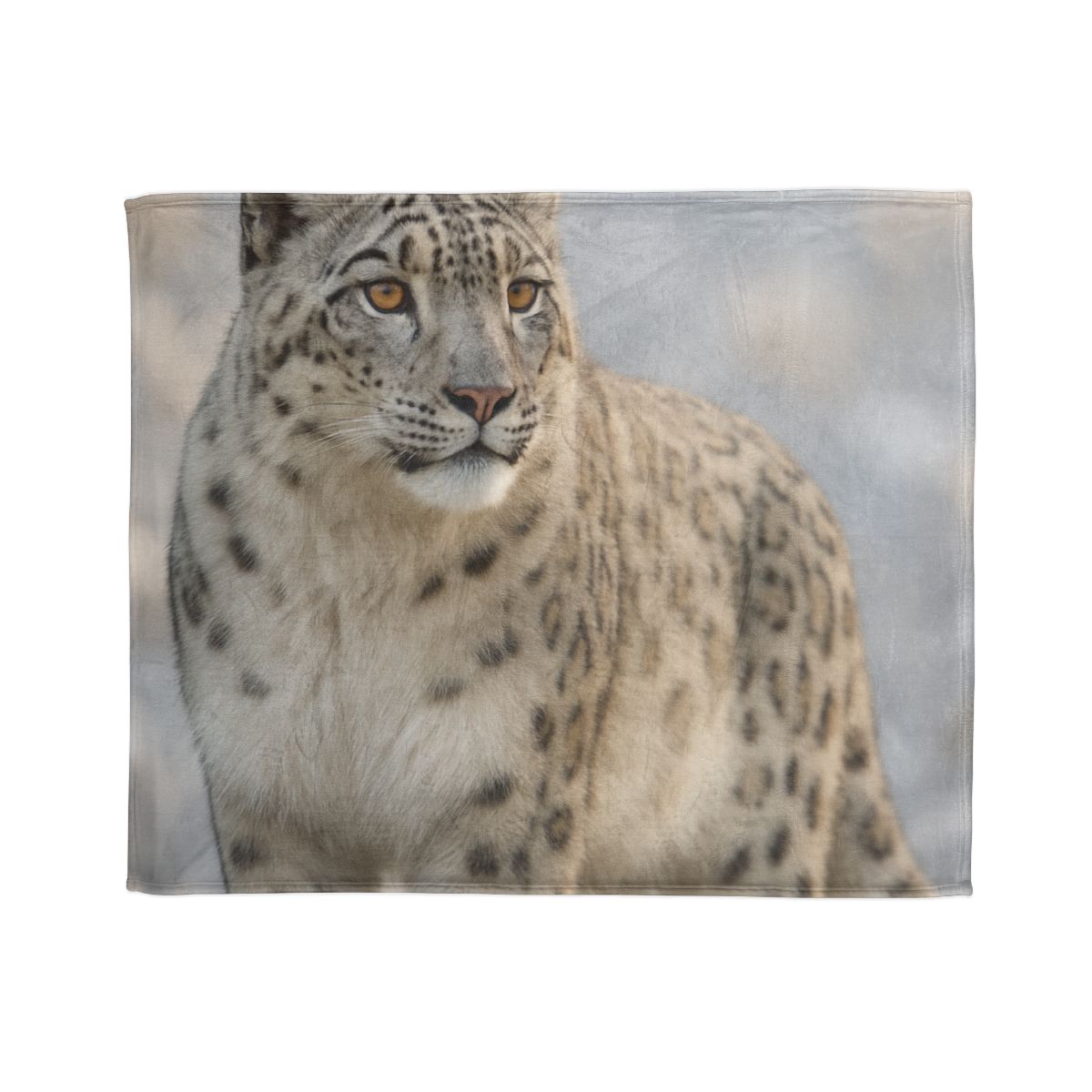 Summit Ghost Snow Leopard decorative home blankets