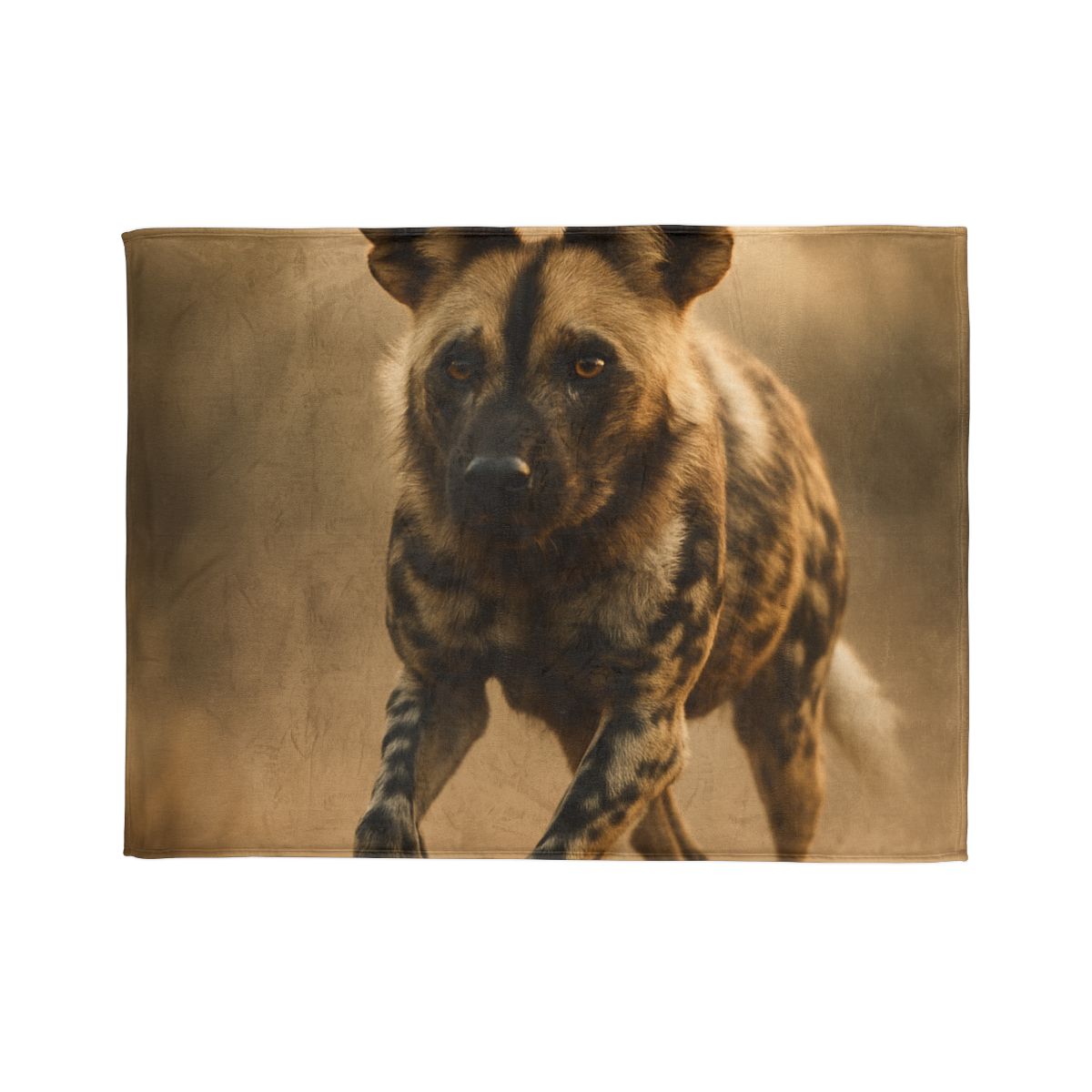Starlit Scout African Wild Dog trendy patterned blankets