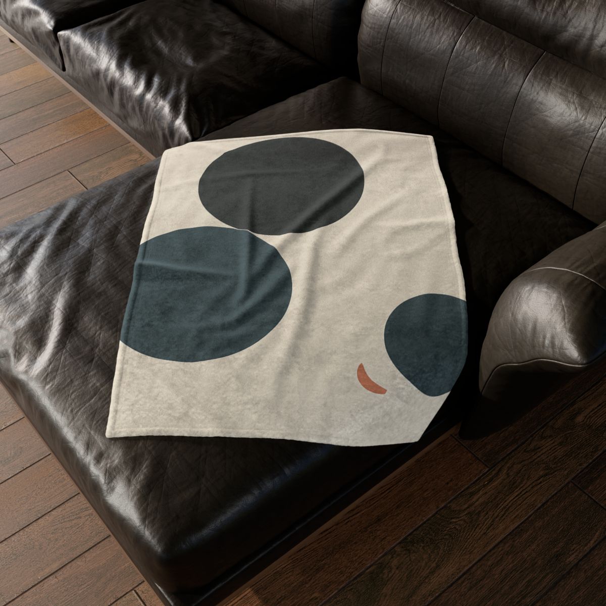 Three Circles With Shared Edge designer printed blankets