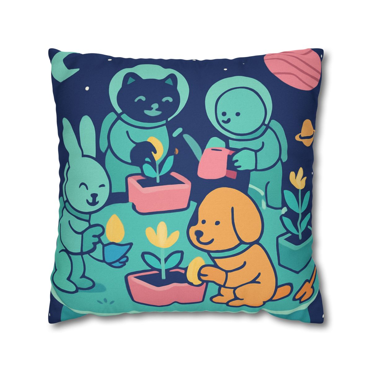 Galactic Gardeners unique gift pillow cases