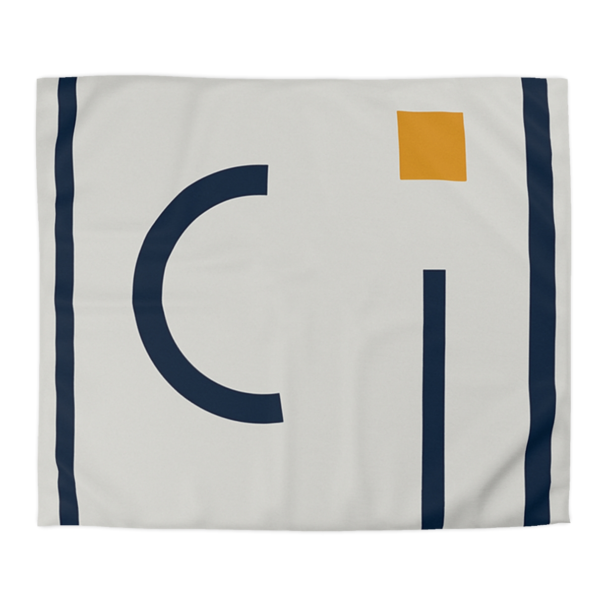 Broken Frame With Floating Arc custom duvets