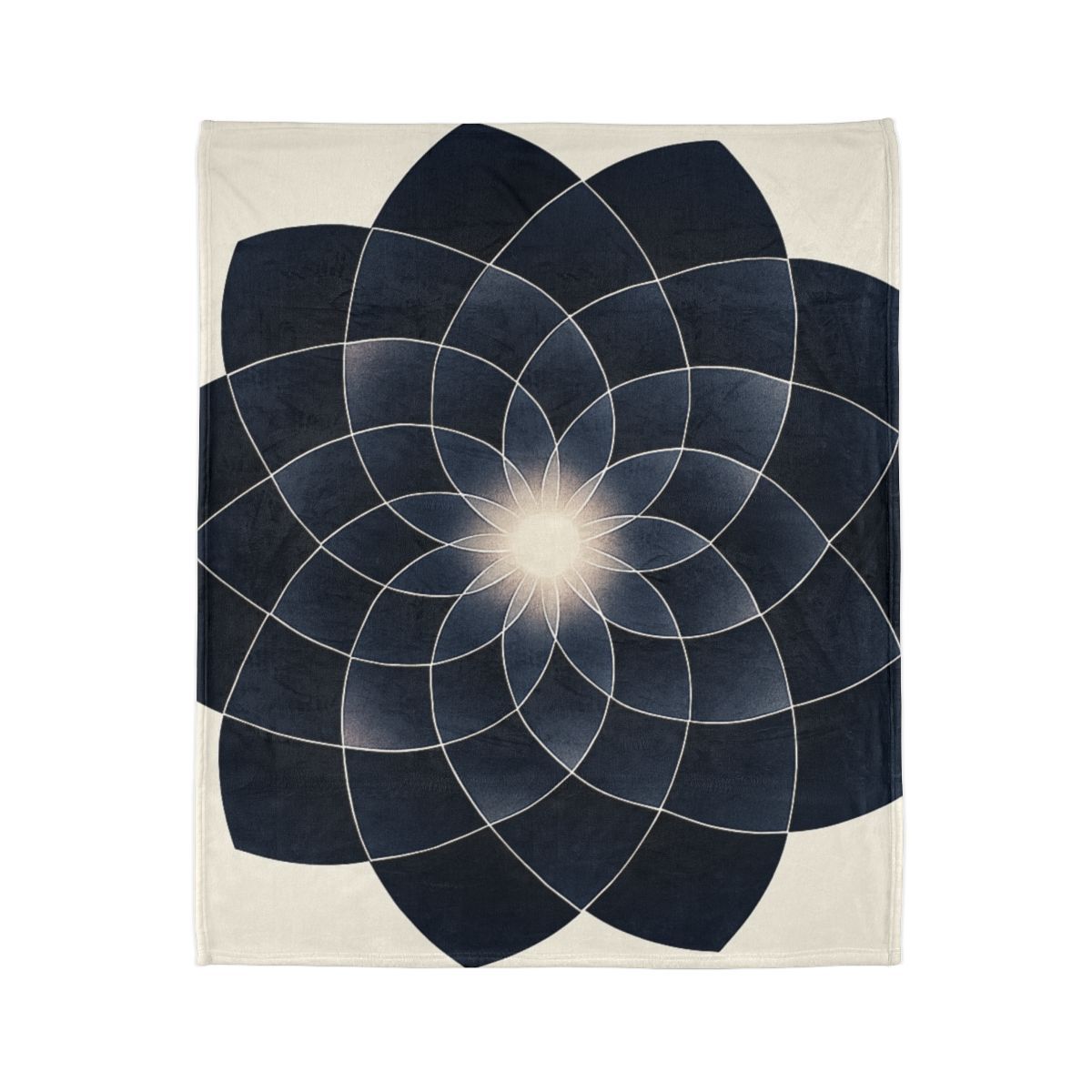 Petal Eclipse Rosette stylish throw blankets