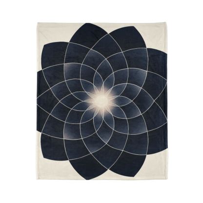 Petal Eclipse Rosette stylish throw blankets