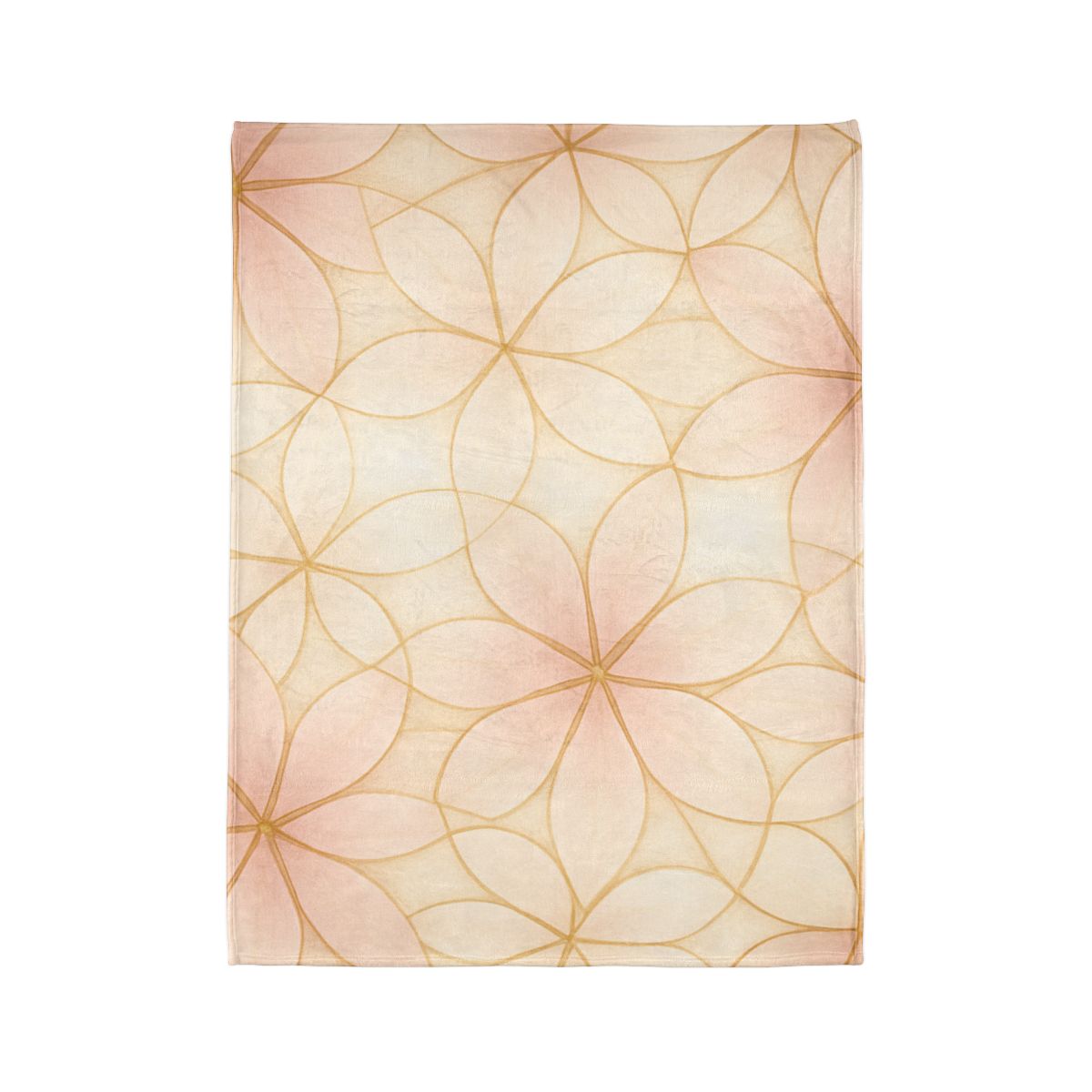 Petal Prism Lattice designer printed blankets