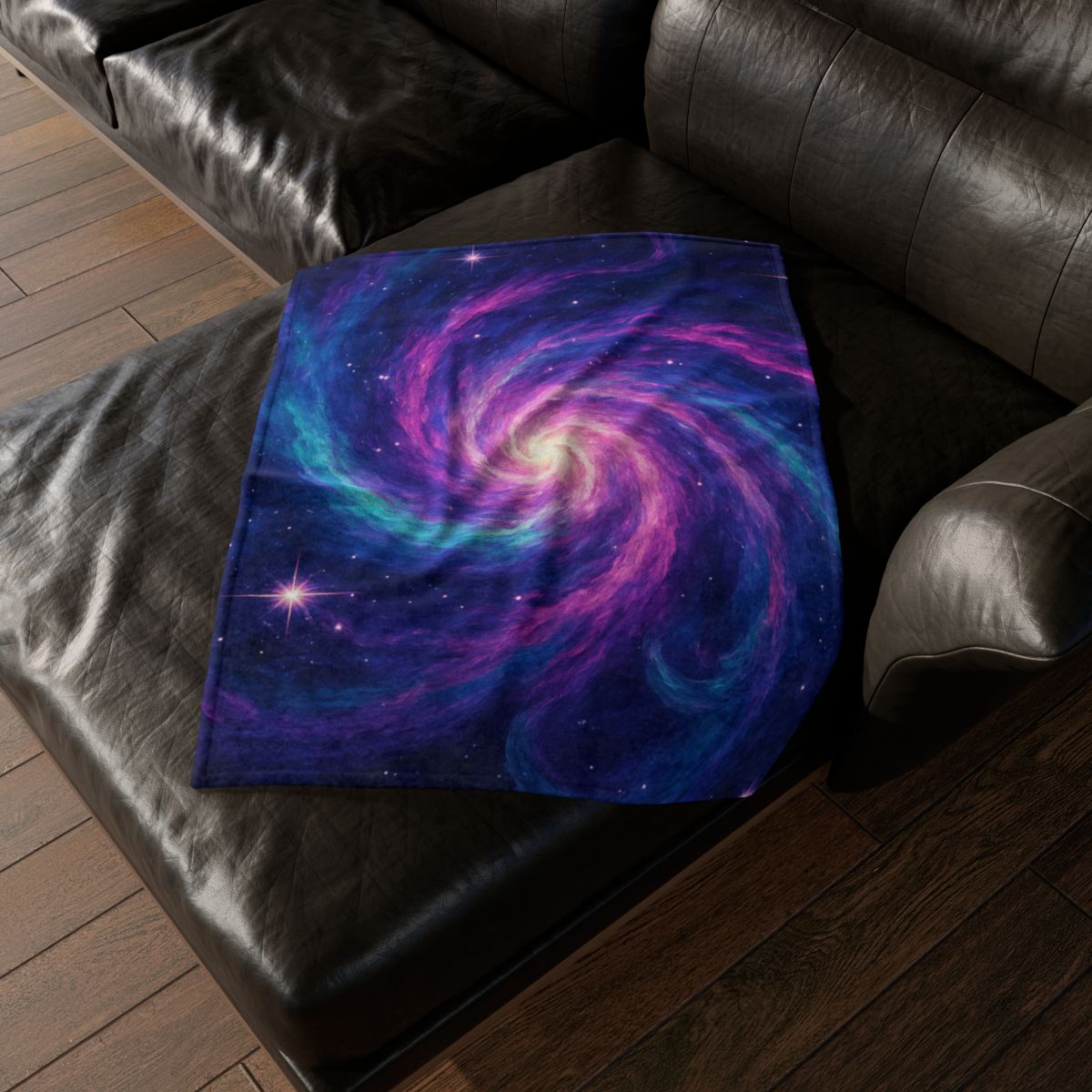 Nebula Spiral Haze decorative home blankets