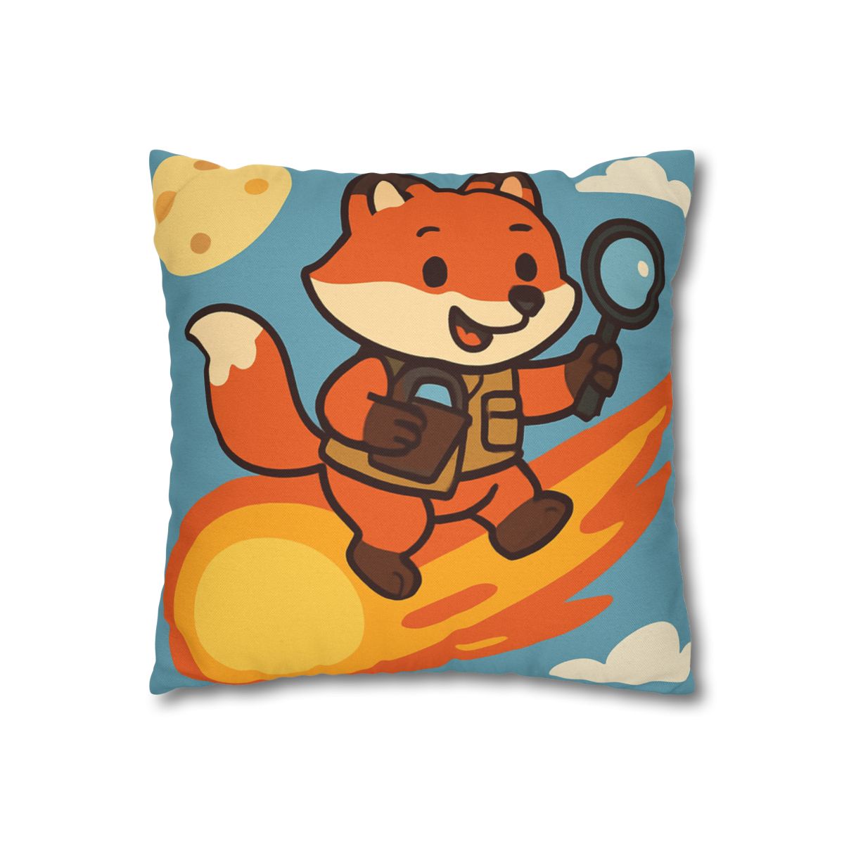 Comet Fox Explorer soft cotton pillow cases