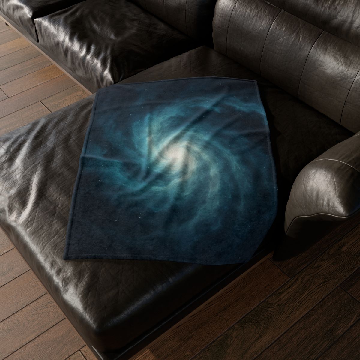 Nebula Spiral Haze personalized cozy blankets