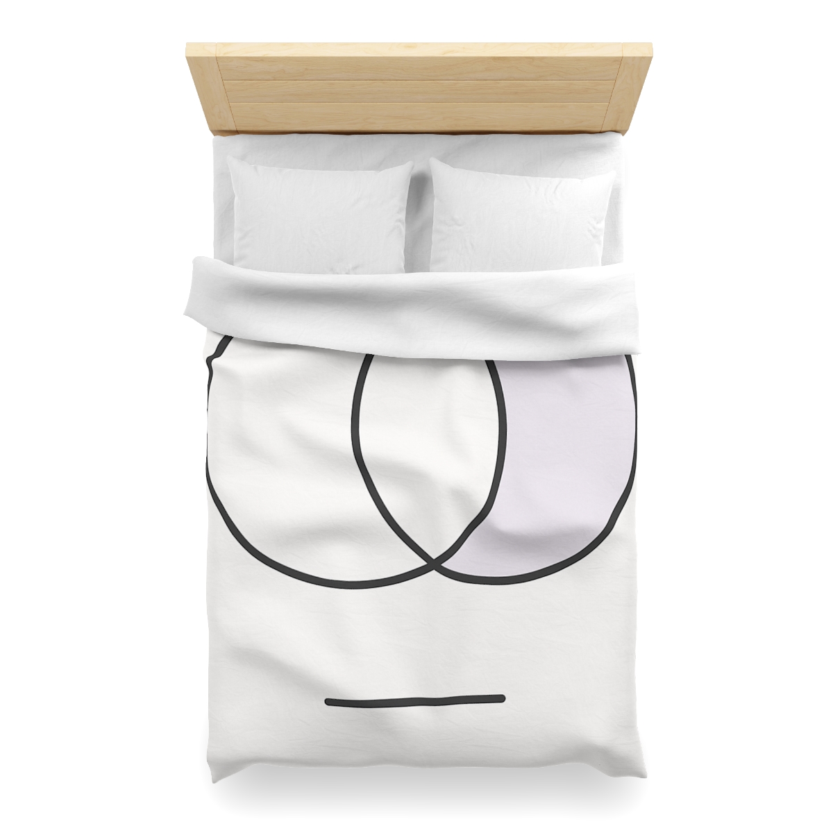 Quiet Eclipse Pairing personalized bedding duvets