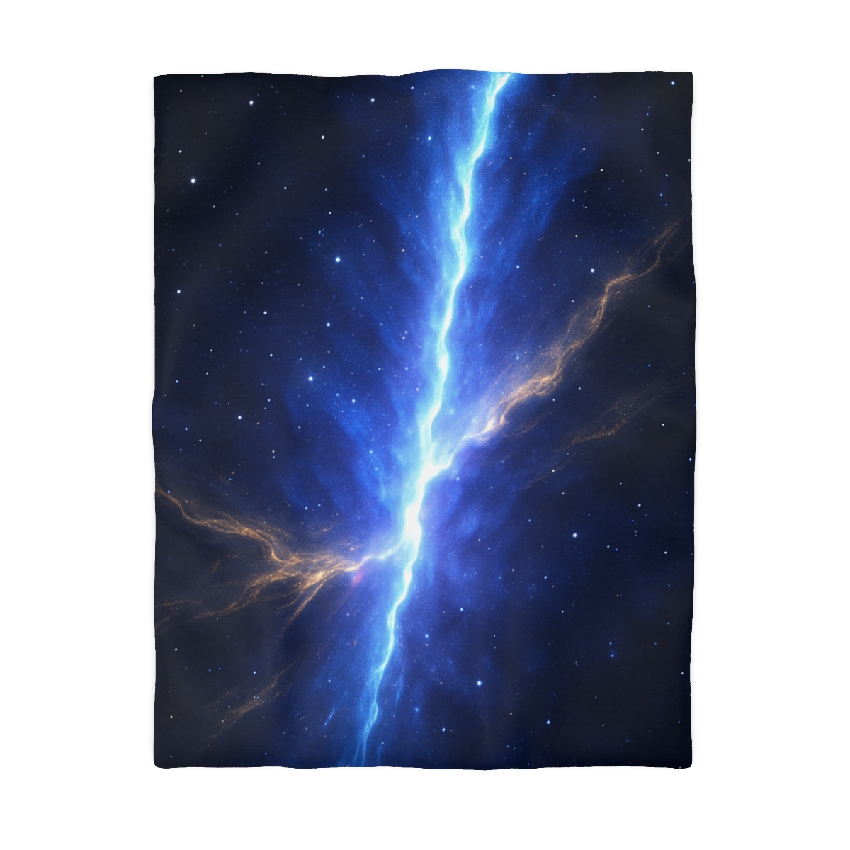 Luminous Horizon Rift designer printed duvets