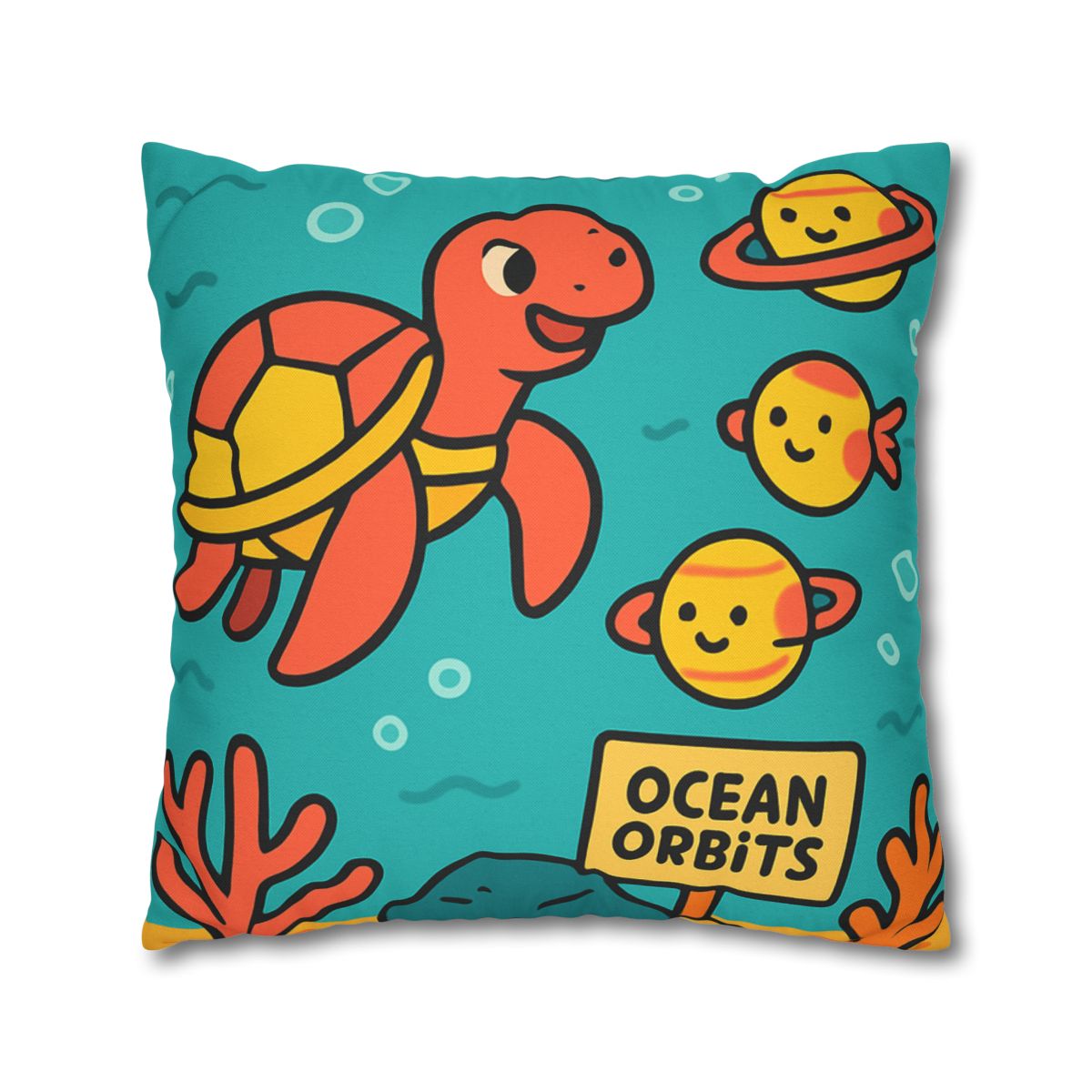 Coral Reef Planet Parade comfortable bedding pillow covers