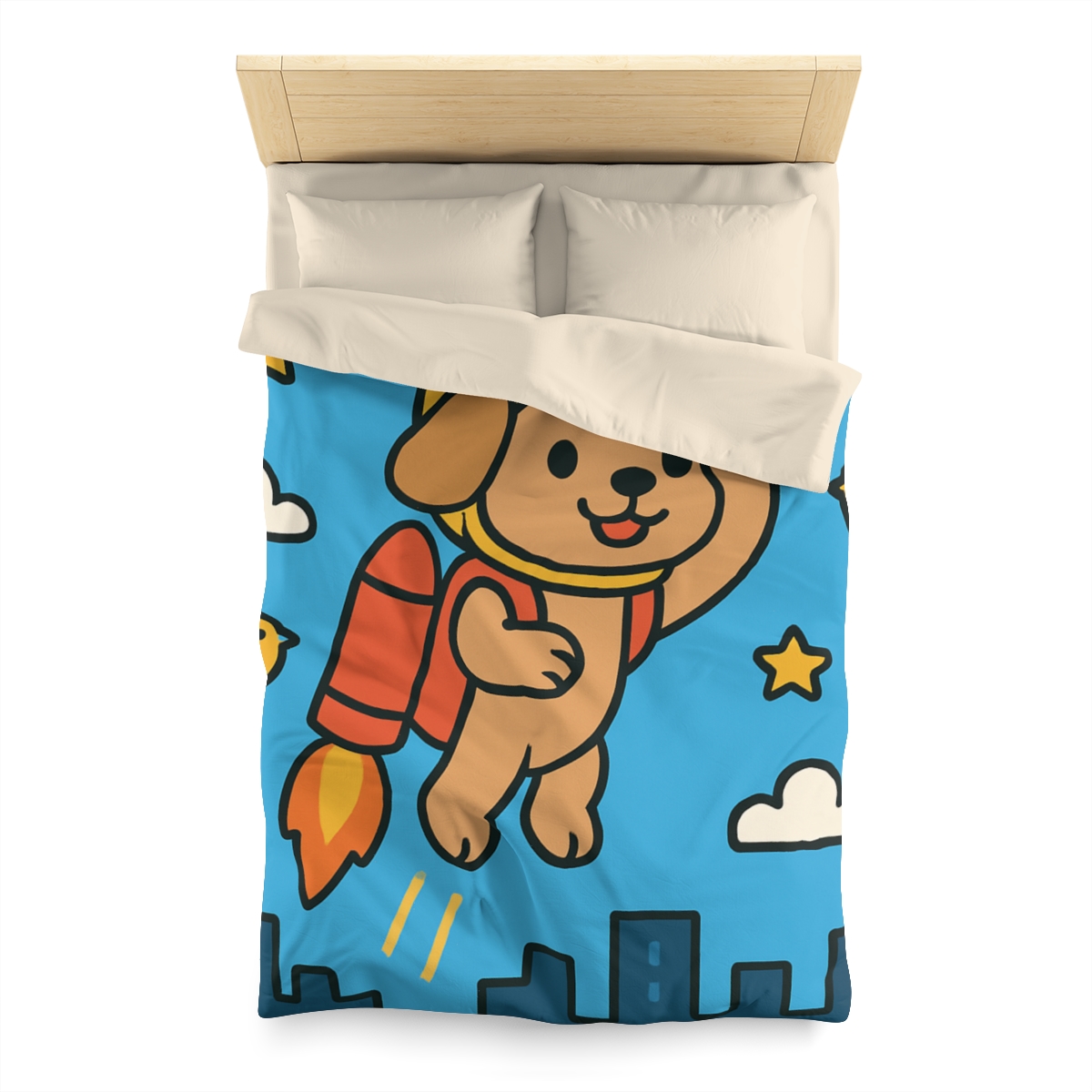 Rocket Puppy Patrol stylish duvet covers