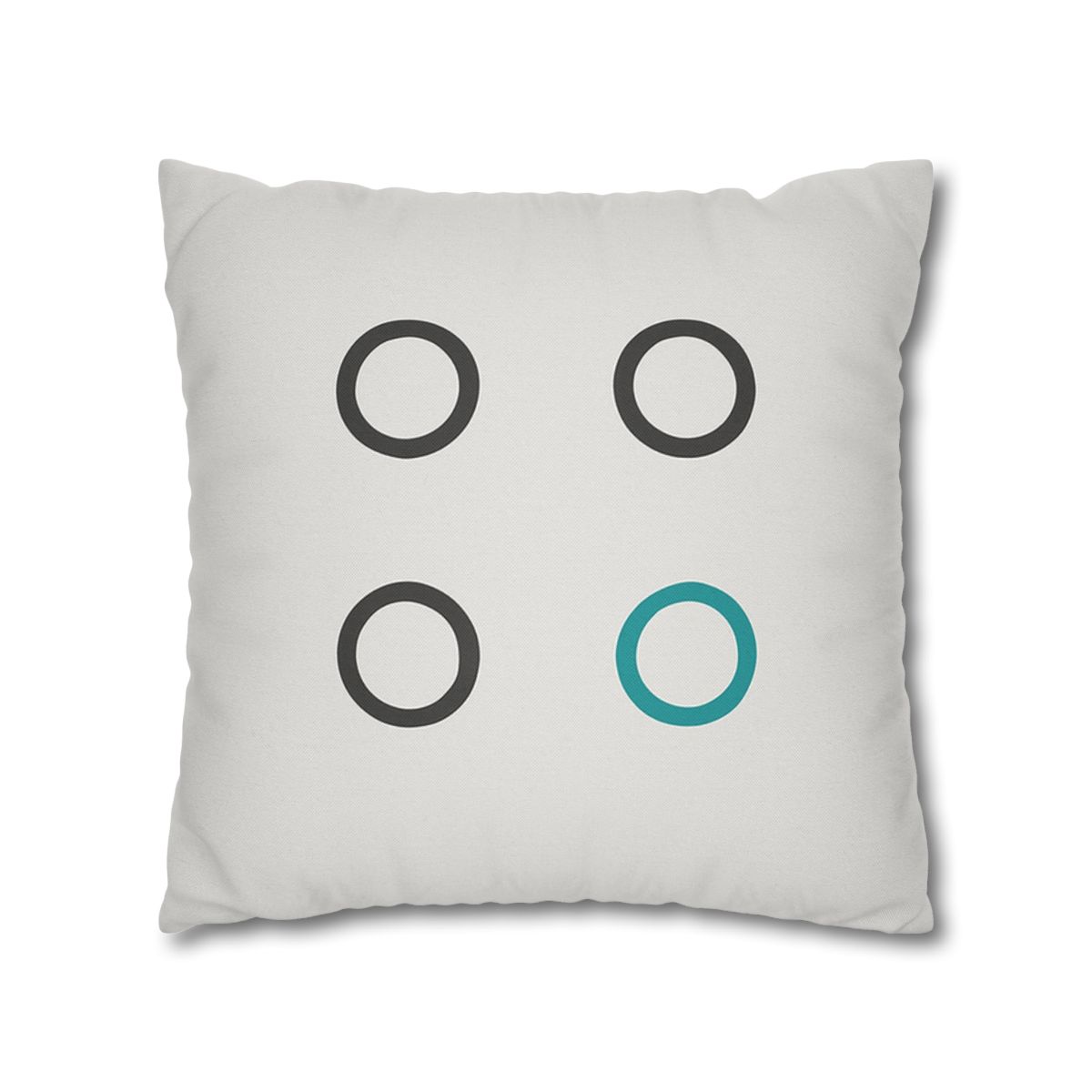 Clustered Dots With Missing Node trendy patterned pillow cases