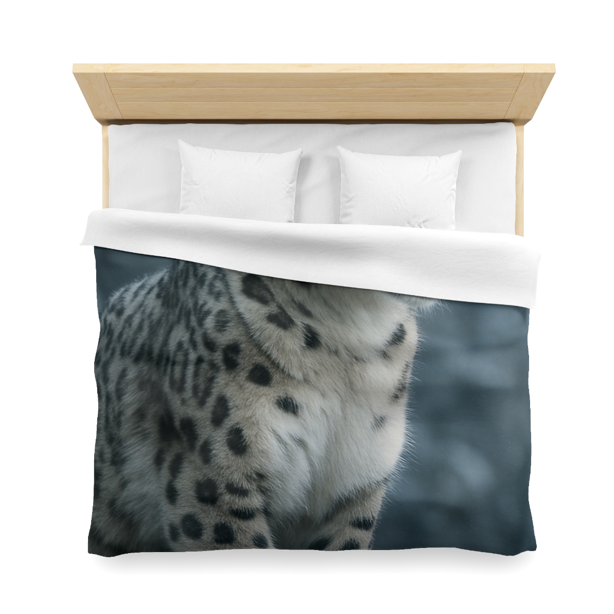 Crest Of Silence Snow Leopard custom duvets