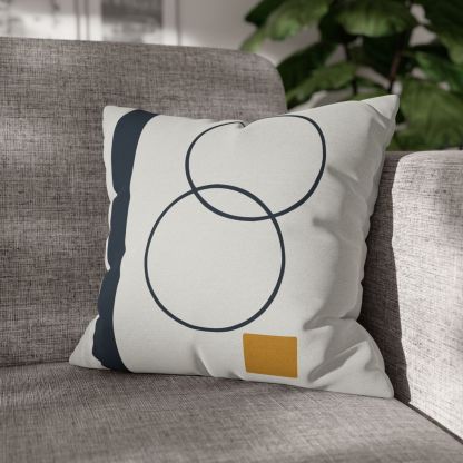 Staggered Rings With Anchored Column custom pillow cases