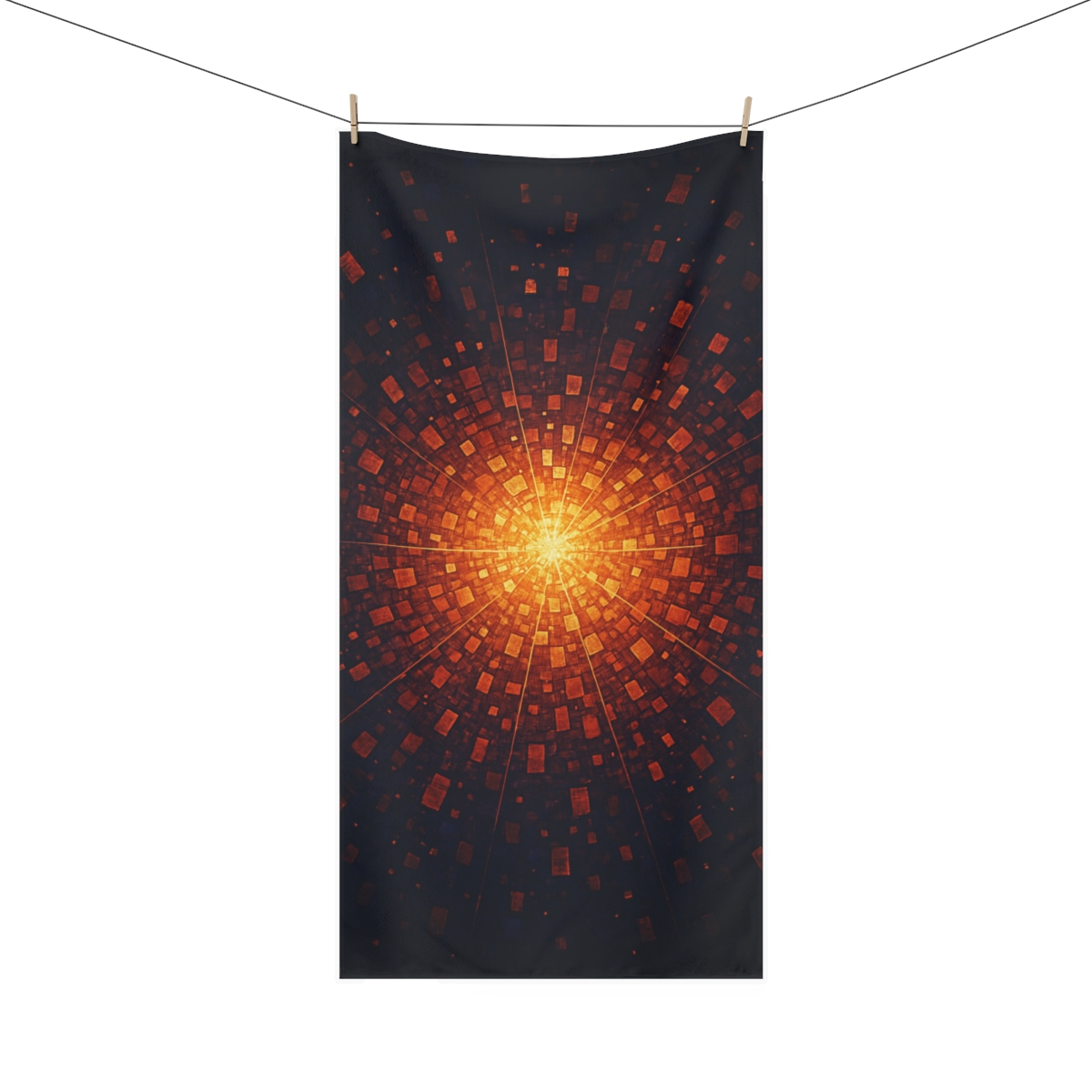 Photon Burst Mosaic decorative home towelscustom towels