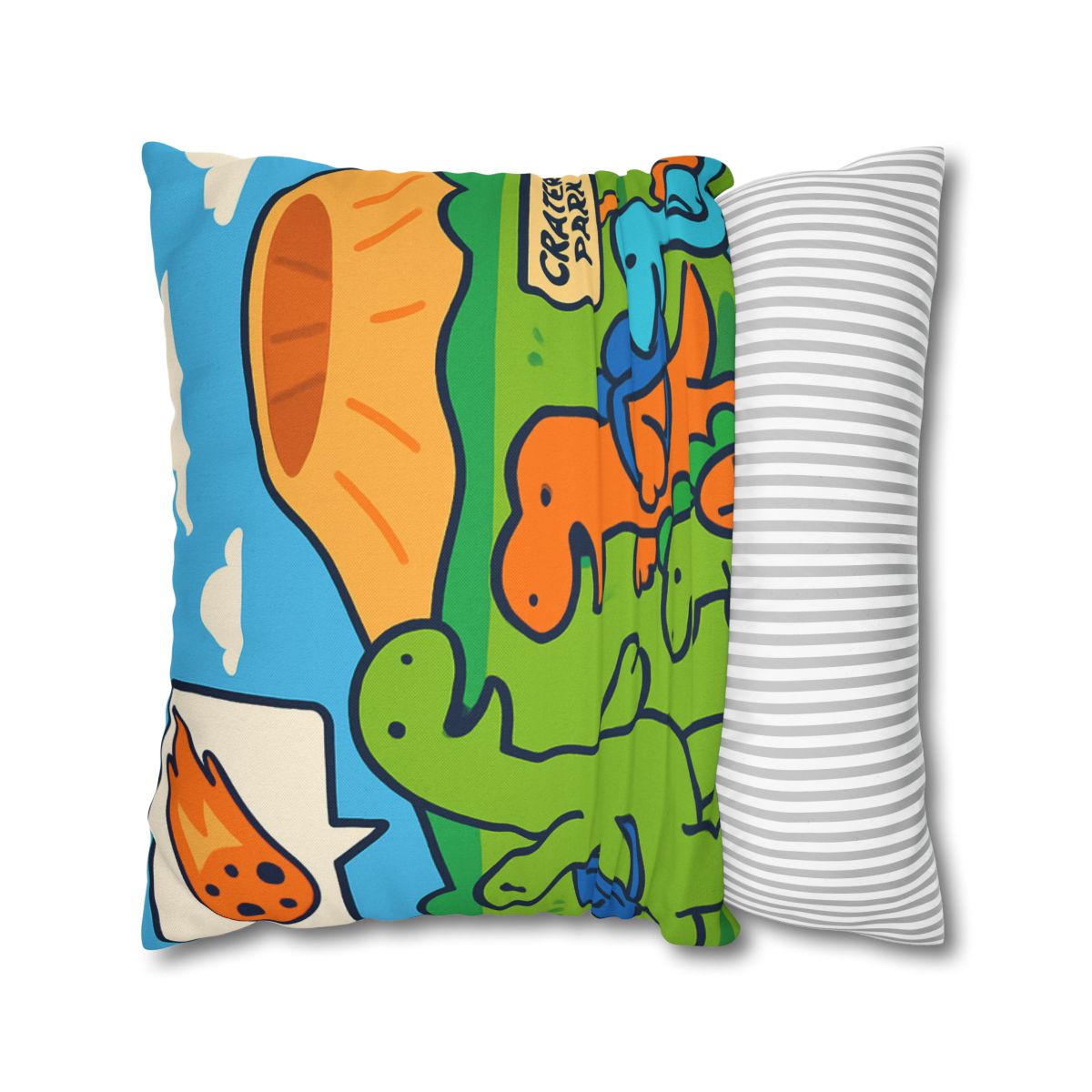 Cosmic Dino Field Trip comfortable bedding pillow covers