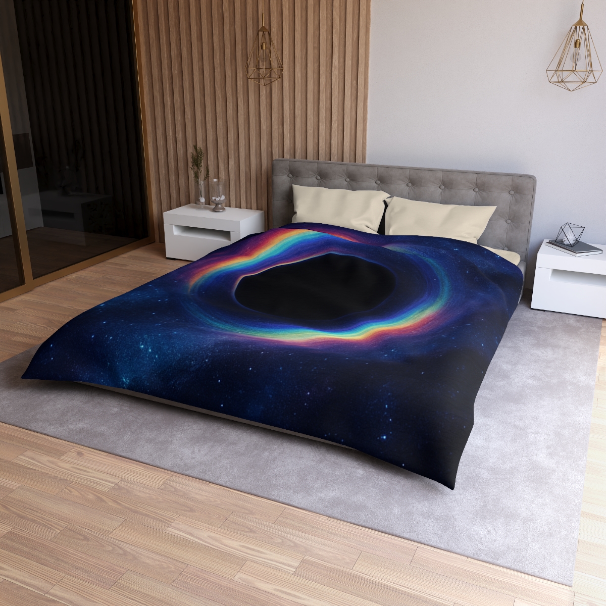 Prismatic Lensing Halo Drift soft comforter duvets