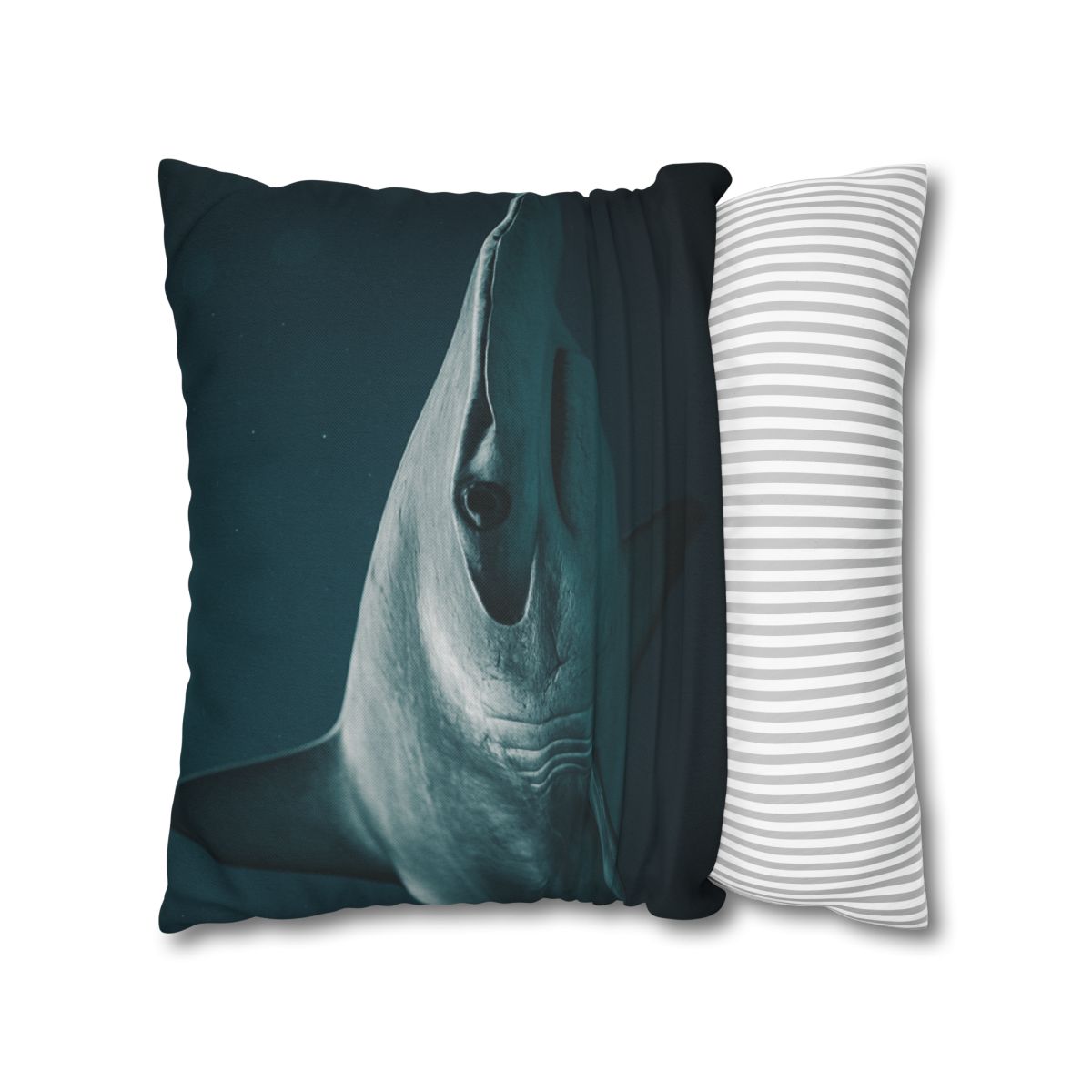 Midwater Silhouette Hammerhead Shark trendy patterned pillow cases