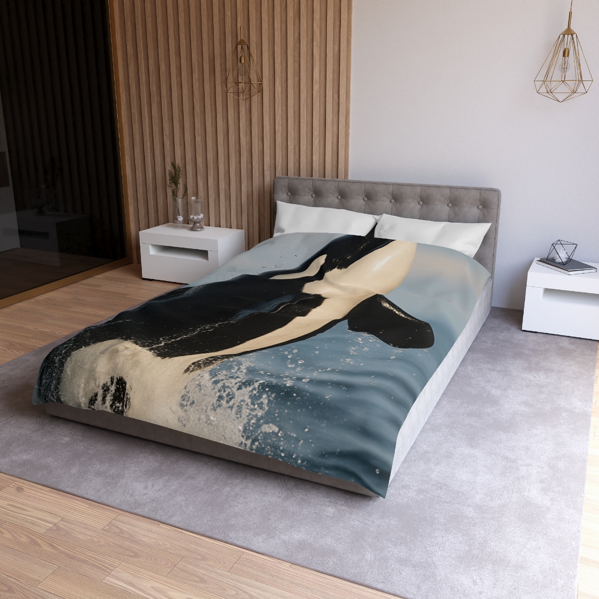 Orca Surface Symphony soft comforter duvets