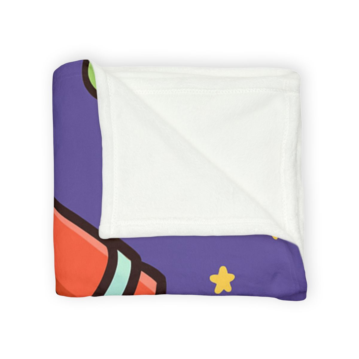Rocket Powered Turtle Parade soft fleece blankets