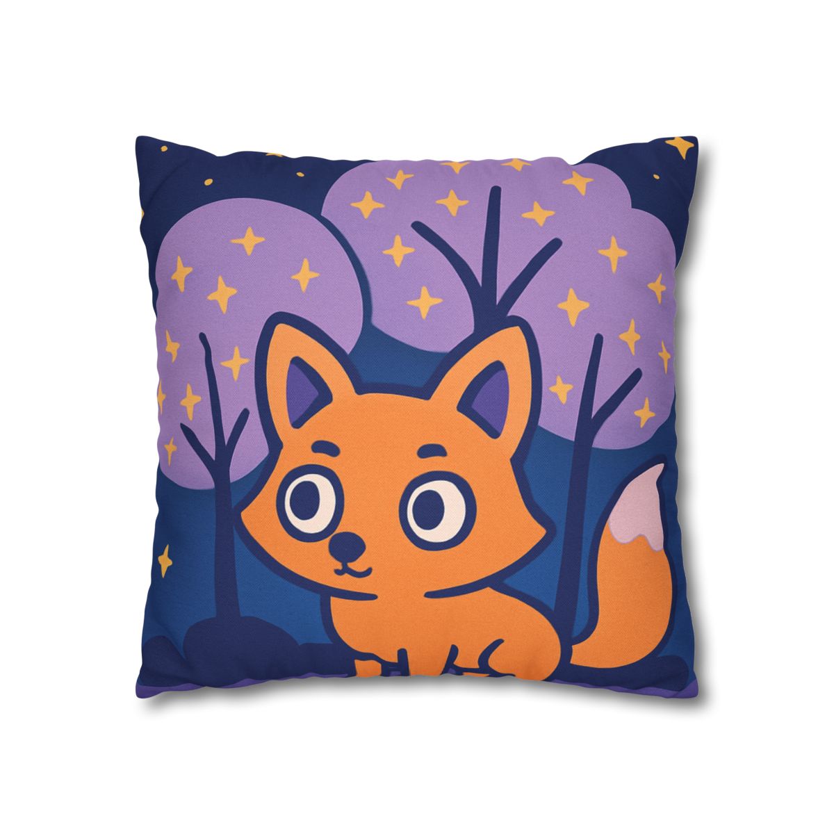 Galactic Forest Fox custom pillow cases