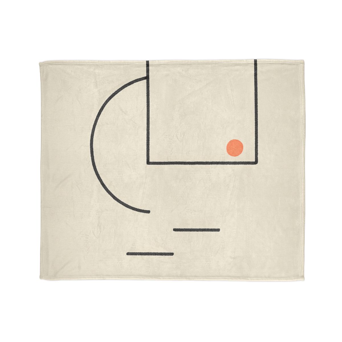 Offset Frame With Leaning Arc trendy patterned blankets