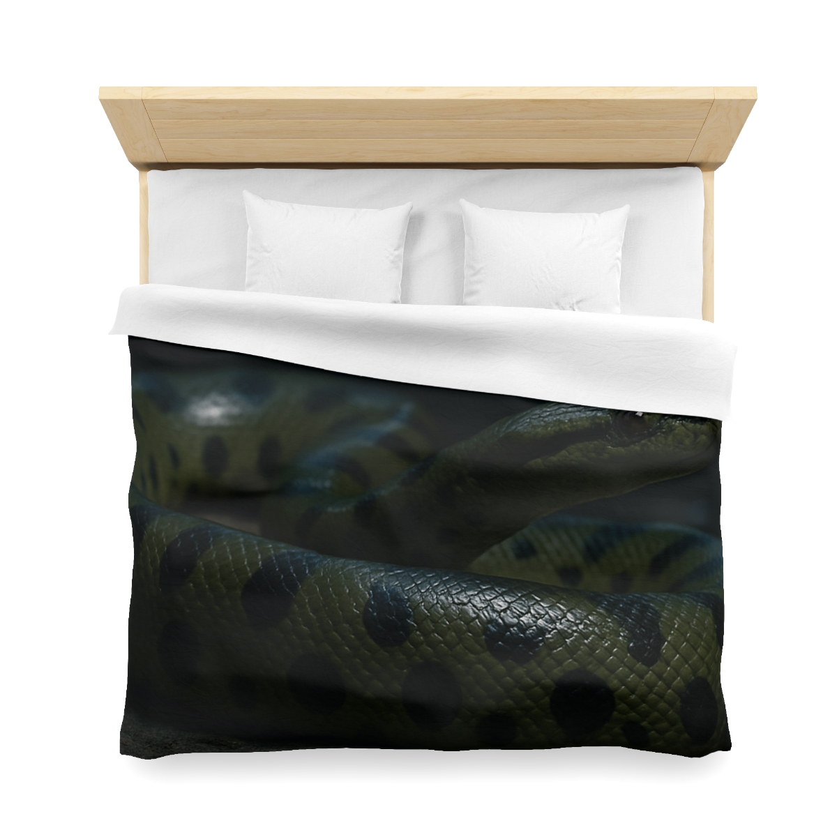 Moonlit Coil Green Anaconda trendy bedroom duvets