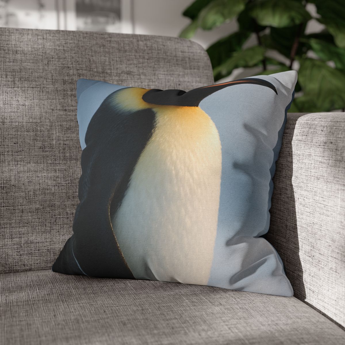 Glacier Gaze Emperor Penguin unique gift pillow cases