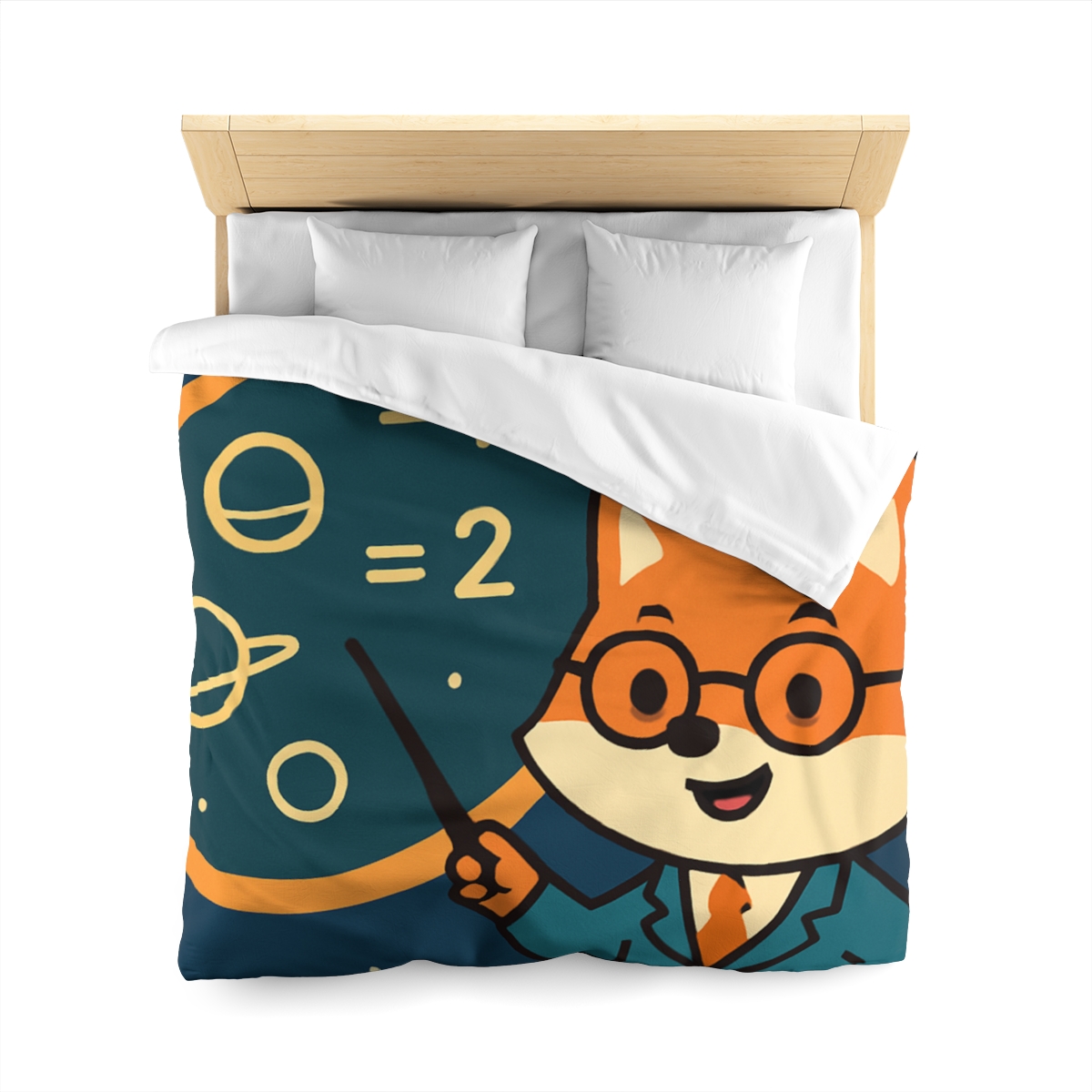 Comet Classroom With A Curious Fox soft comforter duvets