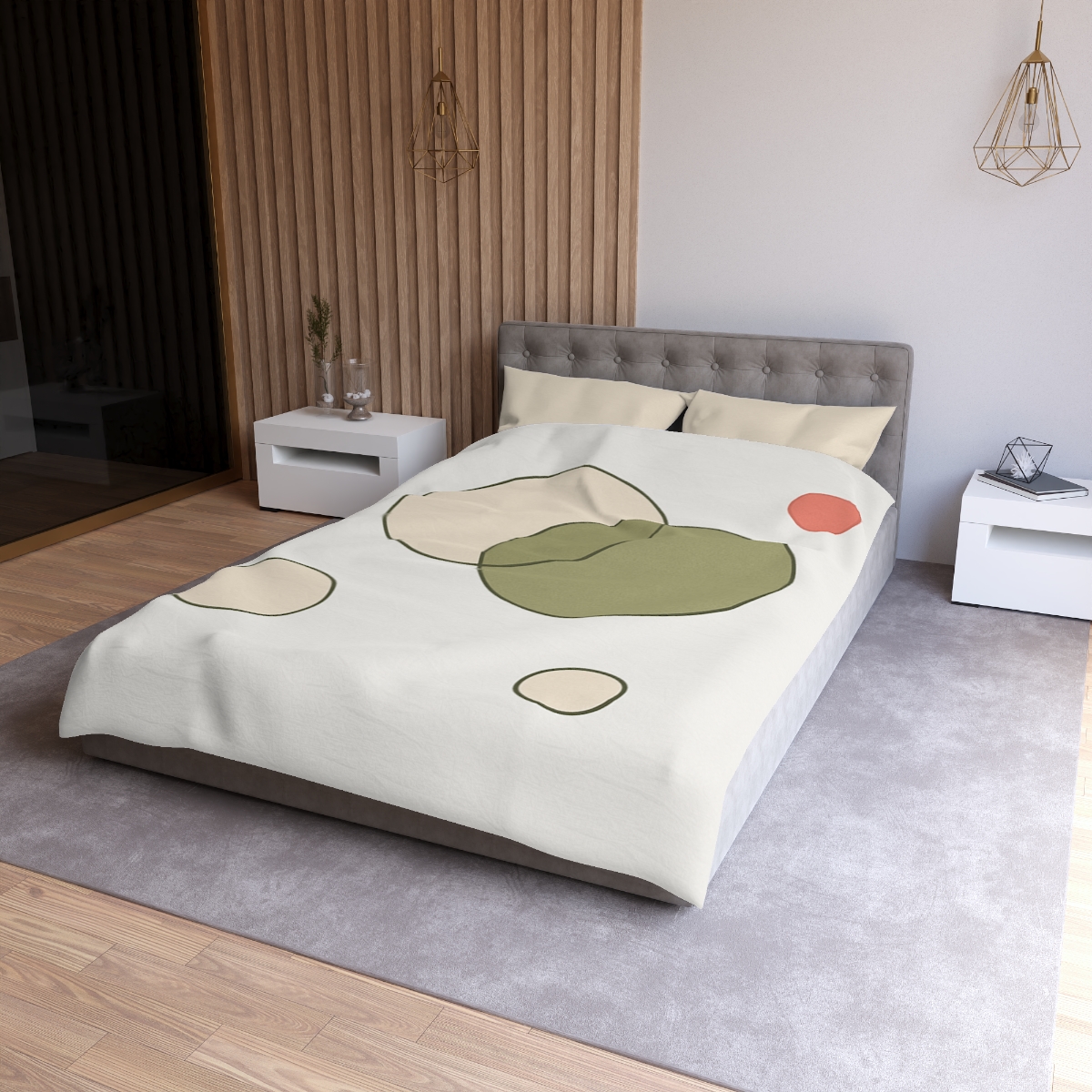 Quiet Balance Of Overlapping Circles unique patterned duvets