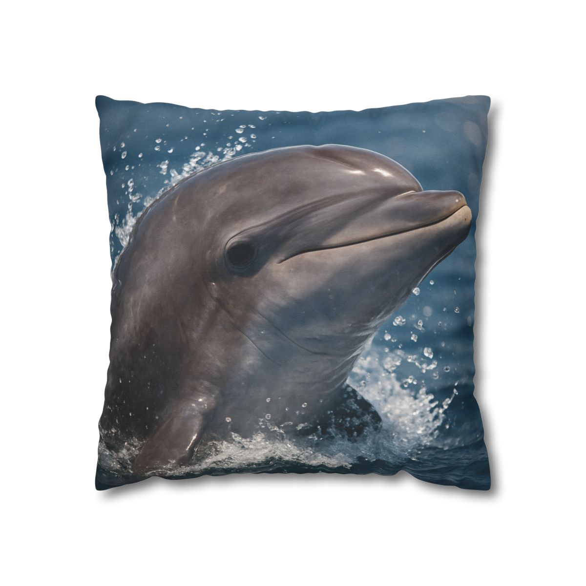 Mirrorflash Common Bottlenose Dolphin designer print pillow cases