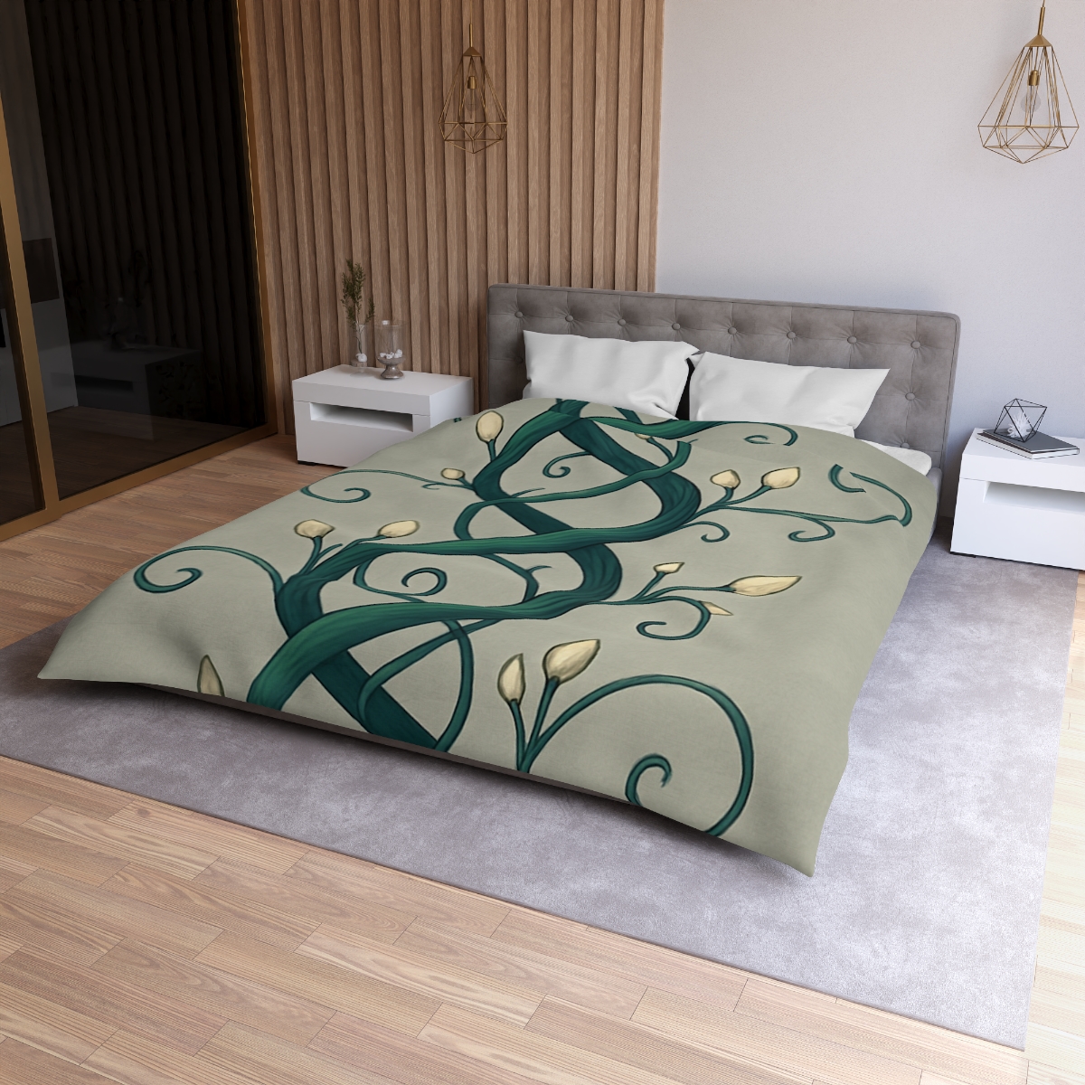 Vine Helix Tangle trendy bedroom duvets