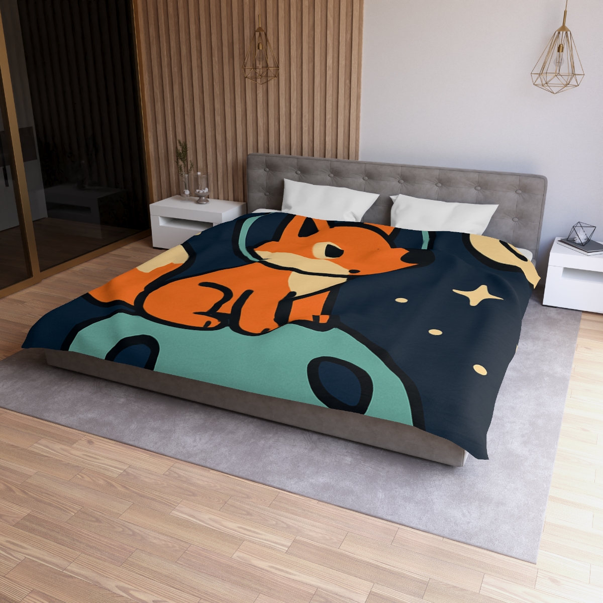 Starlight Explorer Fox soft comforter duvets