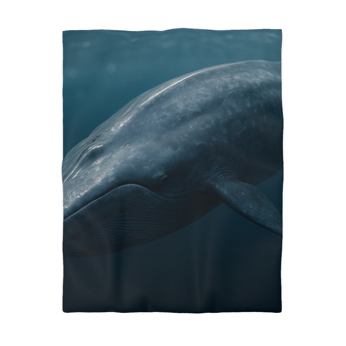 Silent Giant Blue Whale soft comforter duvets