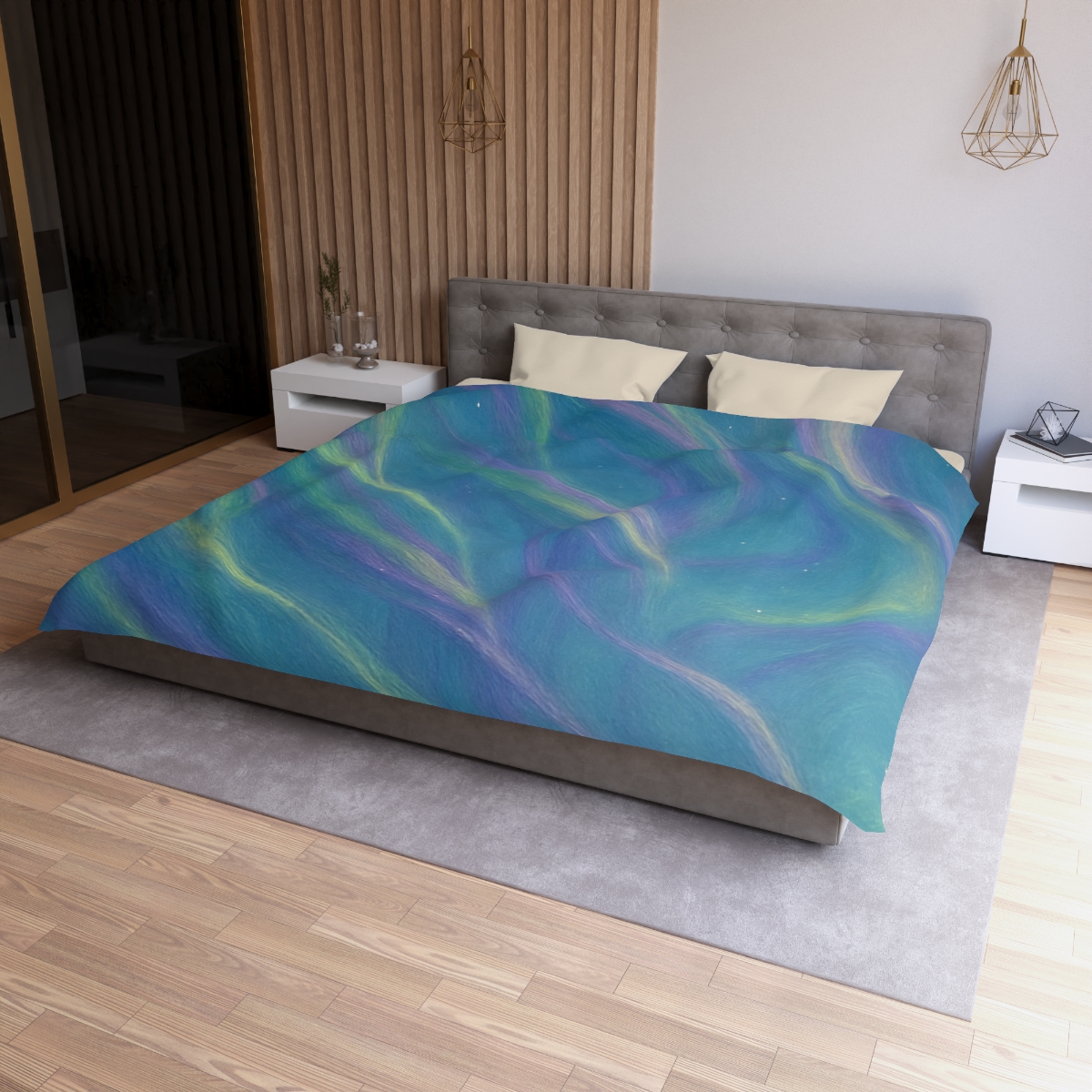 Aurora Filament Weave personalized bedding duvets