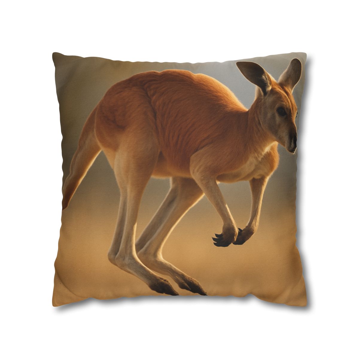 Ember Hop Red Kangaroo trendy patterned pillow cases