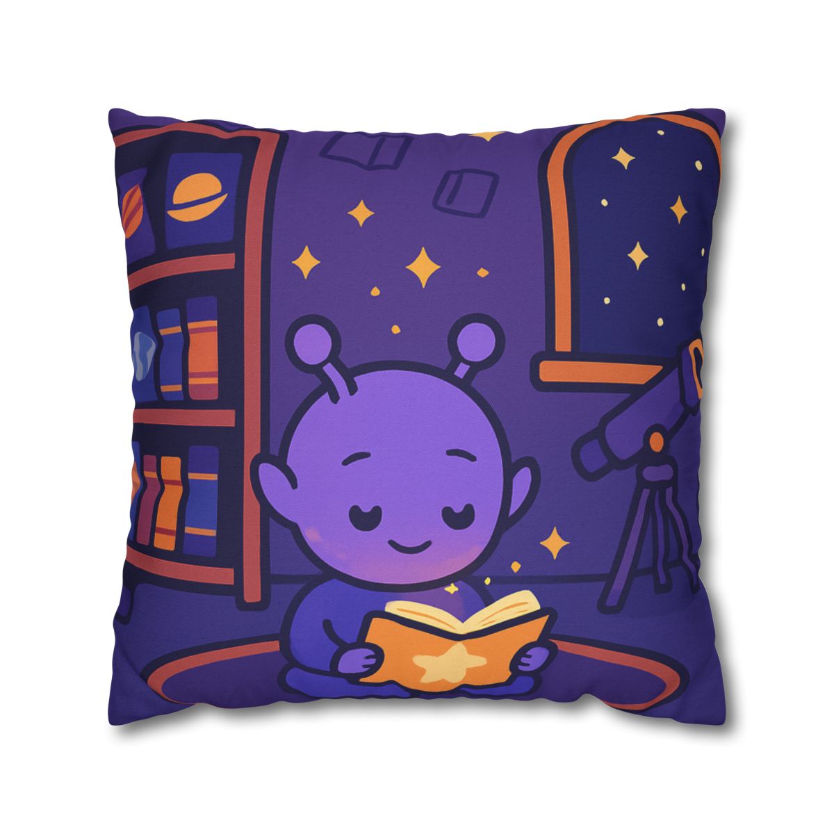 Library Of Floating Star Books personalized pillow covers