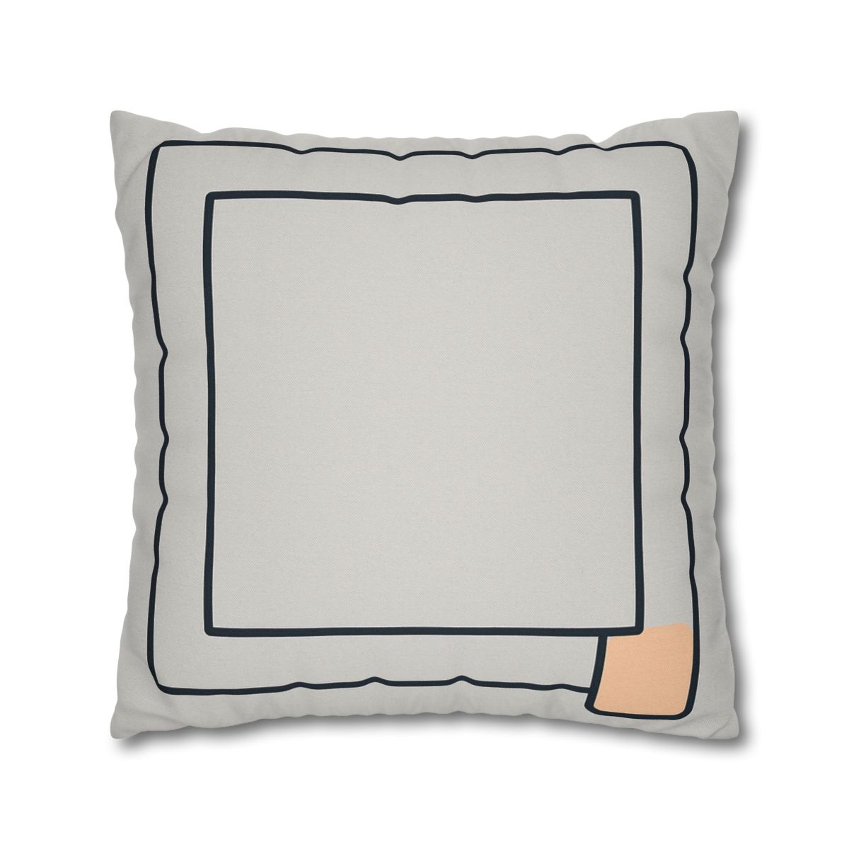 Nested Frame With Open Corner soft cotton pillow cases