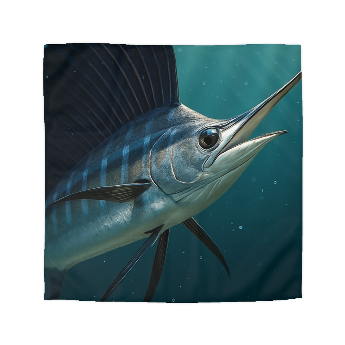 Nebula Flash Sailfish personalized bedding duvets