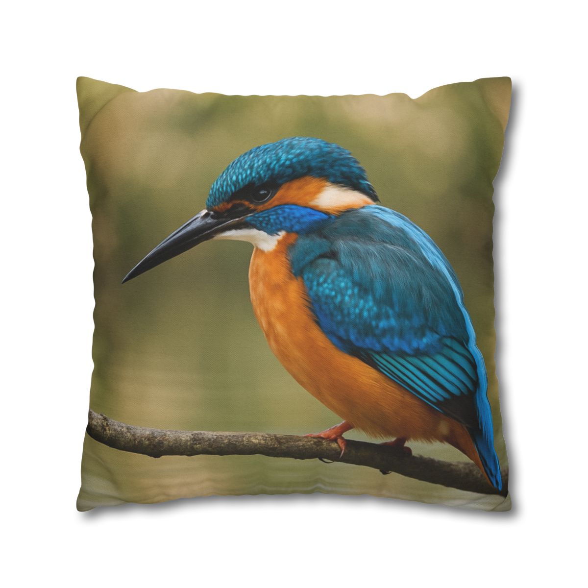 Crystal Dive Common Kingfisher trendy patterned pillow cases